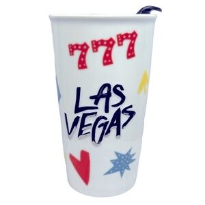 Starbucks Las Vegas Ceramic Travel Tumbler W/Lid